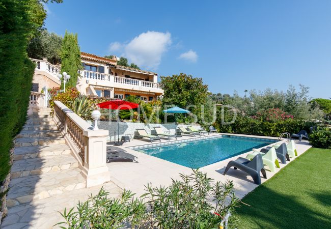 Villa/Dettached house in Mandelieu-la-Napoule - 5 bedroom villa with sea view and swimming pool - Mandelieu