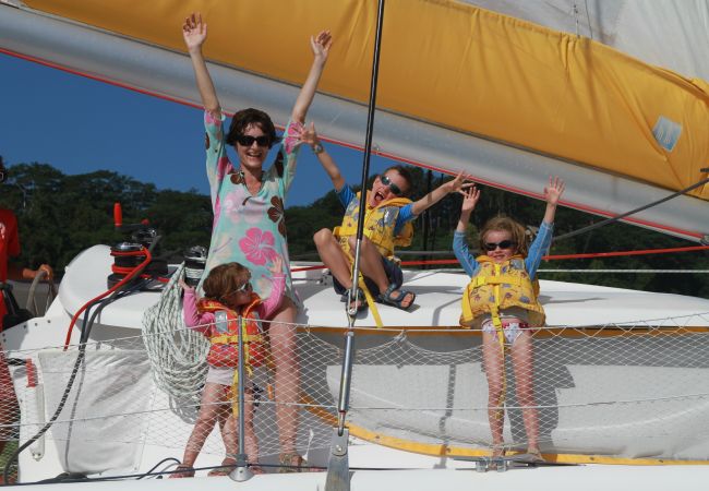Boat in Vaitape - Catamaran 3-night Cruise in BORA BORA Boat in Vaitape - Catamaran 3-night Cruise in BORA BORA